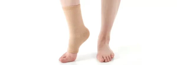 Elastic ankle sleeve for sprain from dr med