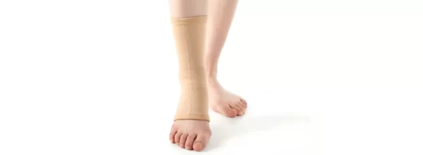 Elastic ankle sleeve for sprain from dr med