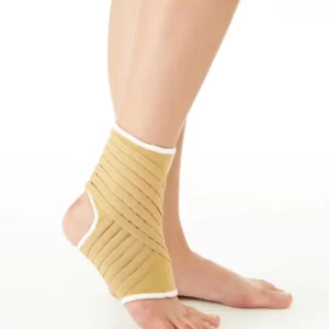 Elastic ankle support for sprain