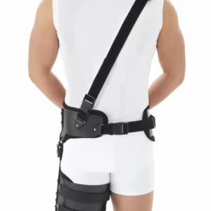 ROM hip abduction brace for dislocation