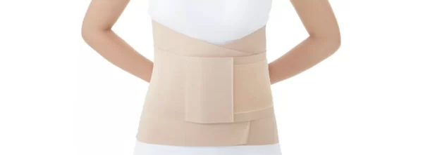 Elastic lumbar sacral orthosis brace for pain