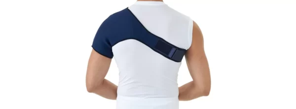 Elastic shoulder brace for pain