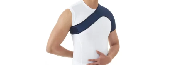 Elastic shoulder brace for pain