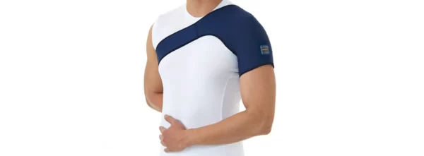 Elastic shoulder brace for pain