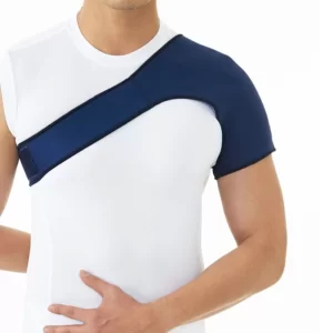 Elastic shoulder brace for pain