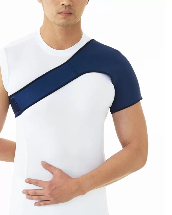 Elastic shoulder brace for pain