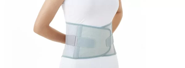 Elastic waist support belt for back pain