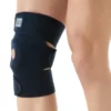 Open patella knee brace for sprains