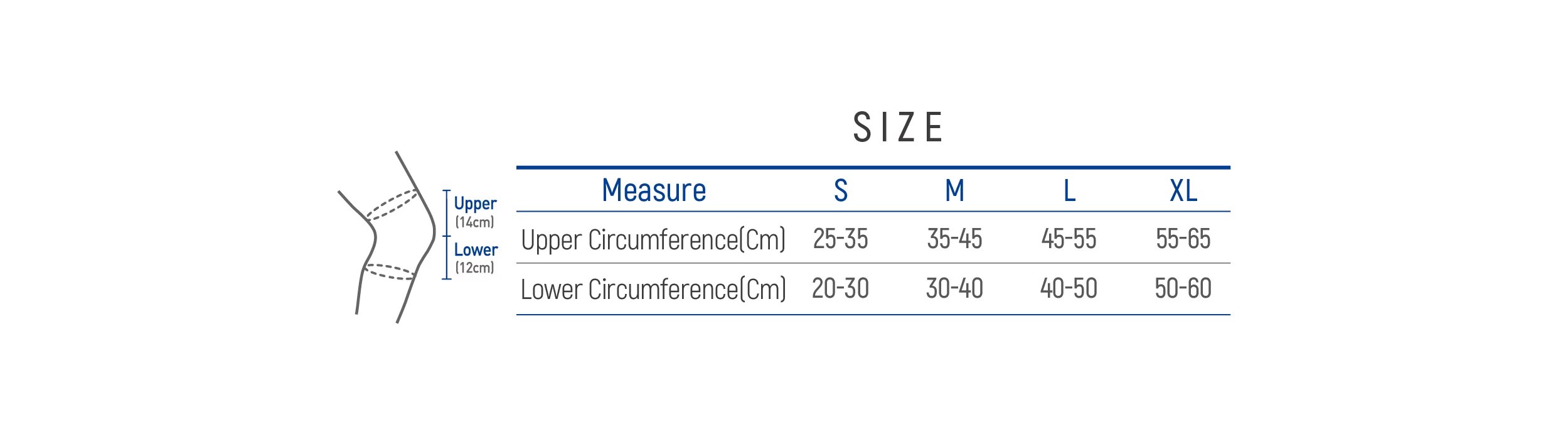 Gradually knee compression sleeve for swelling treatment from Dr. Med