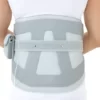 Lumbar orthosis brace with inflatable compression for pain