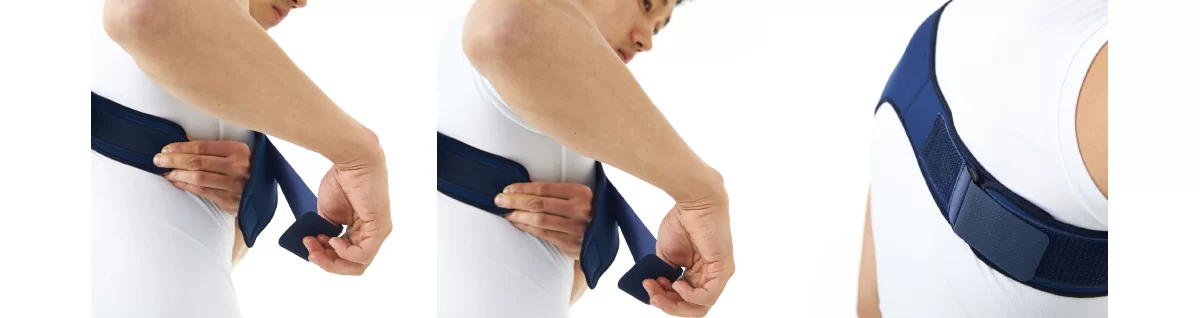 حزام الكتف الطبي المرن لعلاج تمزق اربطه الكتف Elastic Shoulder Support من دكتور ميد الكورية