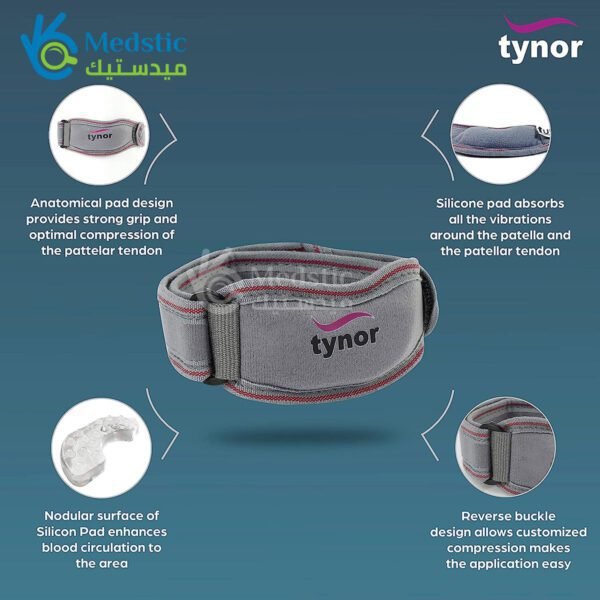 Tynor Patella Tendon Strap for Kneecap Pain Treatment