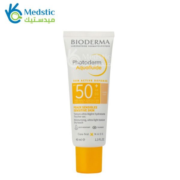 بيوديرما واقي شمس ذهبي فوتوديرم أكوافلويد bioderma photoderm aquafluide spf 50+ 40ml