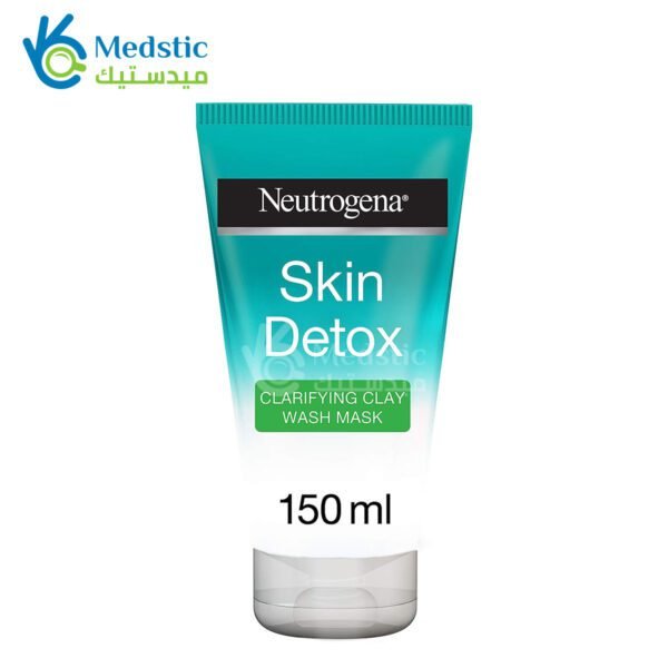 neutrogena mask skin detox clarifying clay wash mask 150 ml