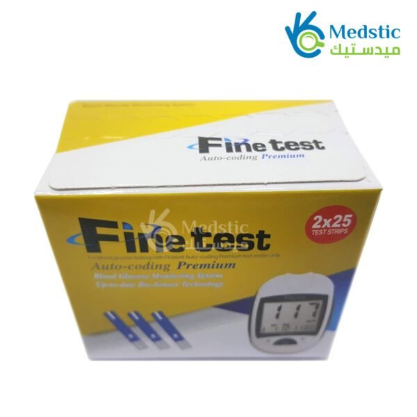 Fine Test Blood Glucose Test Strips 50 strips