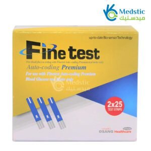 Fine Test Blood Glucose Test Strips 50 strips