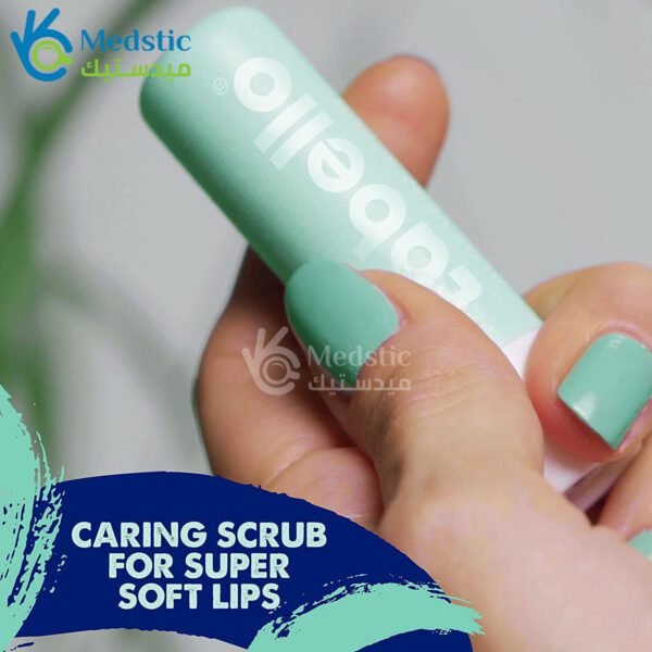 labello lip caring scrub alo evera + vitamin e