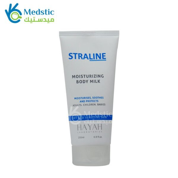 كريم سترالاين مرطب للوجه والجسم straline emollient cream face & body 200ml