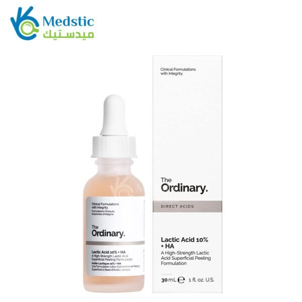 ذا اورديناري لاكتيك أسيد the ordinary lactic acid 10% + ha 30ml