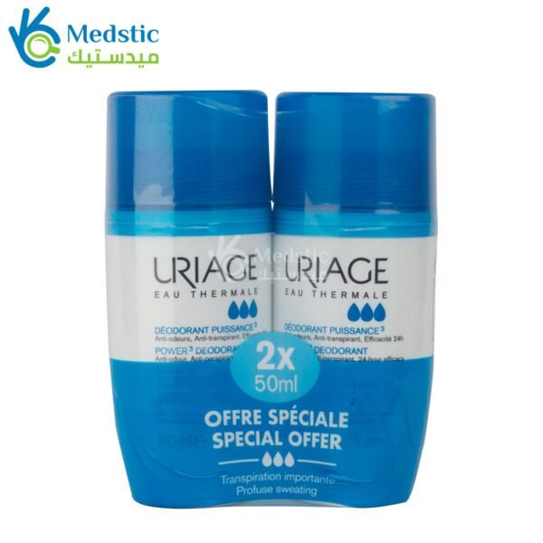 uriage deodorant power 3 - 2 x 50ml