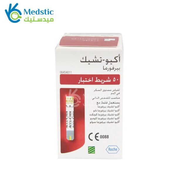 اكيو تشيك بيرفورما شرائط اختبار قياس السكر في الدم 50 شريط Accu-Chek Peroforma