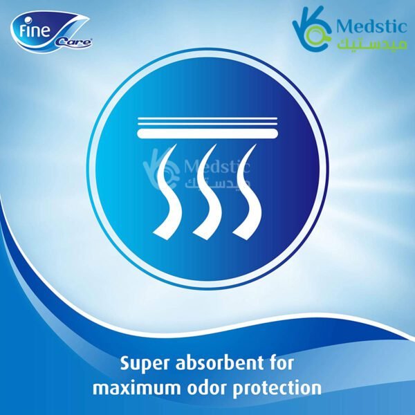 حفاضات كبار السن فاين كير كبير 18 حفاضة fine care dermapro adult diapers large