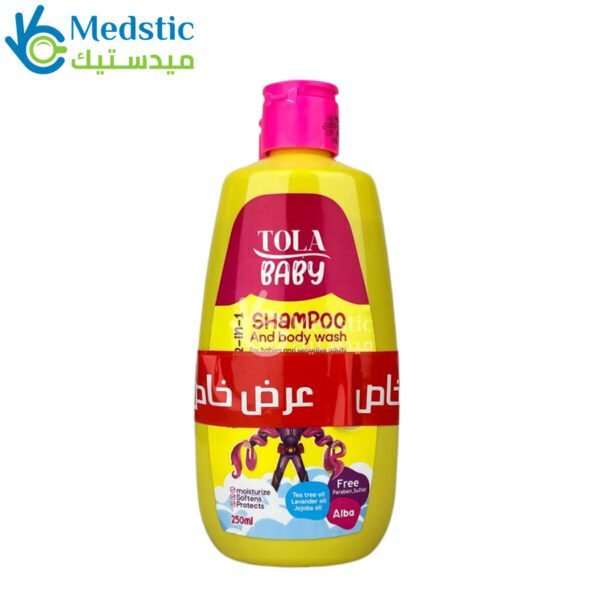 Tola Baby Shampoo & Body Wash 250 ML 2pieces offer