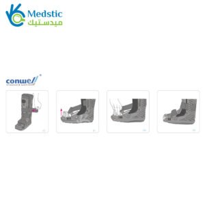 Conwell Air cast Walking Boot short to stabilize the affected parts of the foot