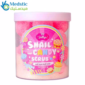 سكراب سنيل كاندي بالحلزون لتقشير البشرة وإزالة الشوائب Jellys Snail Candy Scrub 3 in 1 Spa Mask Soap Brighten Smooth Skin Aura 300g سكراب سنيل كاندي بالحلزون لتقشير البشرة وإزالة الشوائب Jellys Snail Candy Scrub 3 in 1 Spa Mask Soap Brighten Smooth Skin Aura 300g