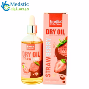 Emilia Dry Oil 100ml For Elegant Women, strawberry Emilia Dry Oil 100ml For Elegant Women, strawberry