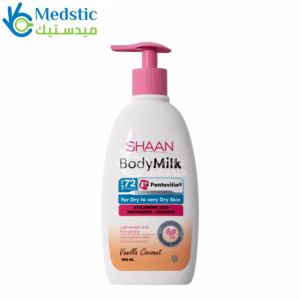 شان بودي ميلك لدعم صحة البشرة – shaan body milk 300ml Vanilla Coconut شان بودي ميلك لدعم صحة البشرة – shaan body milk 300ml Vanilla Coconut