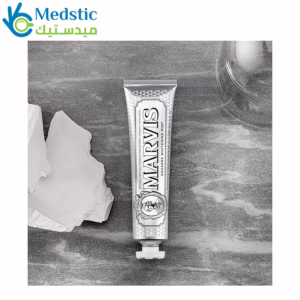 معجون اسنان مارفس لتفتيح لون الأسنان marvis toothpaste whitening mint 85ml معجون اسنان مارفس لتفتيح لون الأسنان marvis toothpaste whitening mint 85ml