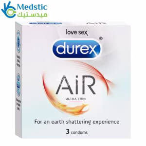 واقي ذكري ديوركس رفيع للغاية لزيادة الحساسية والسعادة الزوجية - Durex Air Ultra Thin 3 Condoms واقي ذكري ديوركس رفيع للغاية لزيادة الحساسية والسعادة الزوجية - Durex Air Ultra Thin 3 Condoms