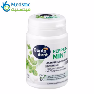 لبان دونتودينت لتفتيح الأسنان بالنعناع المنعش أونصة واحدة Dontodent White Peppermint Dental care for whitening teeth - 50 pieces لبان دونتودينت لتفتيح الأسنان بالنعناع المنعش أونصة واحدة Dontodent White Peppermint Dental care for whitening teeth - 50 pieces
