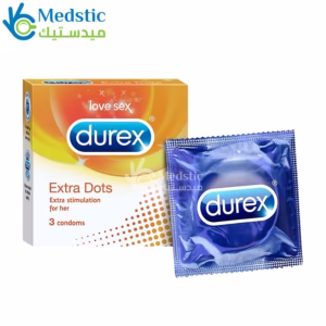Durex Extra Dots 3-Pcs Condoms Durex Extra Dots 3-Pcs Condoms