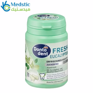 لبان تبييض الاسنان dontodent لتفتيح الأسنان Dontodent Fresh Eucalyptus Chewing gum, 50 pcs لبان تبييض الاسنان dontodent لتفتيح الأسنان Dontodent Fresh Eucalyptus Chewing gum, 50 pcs
