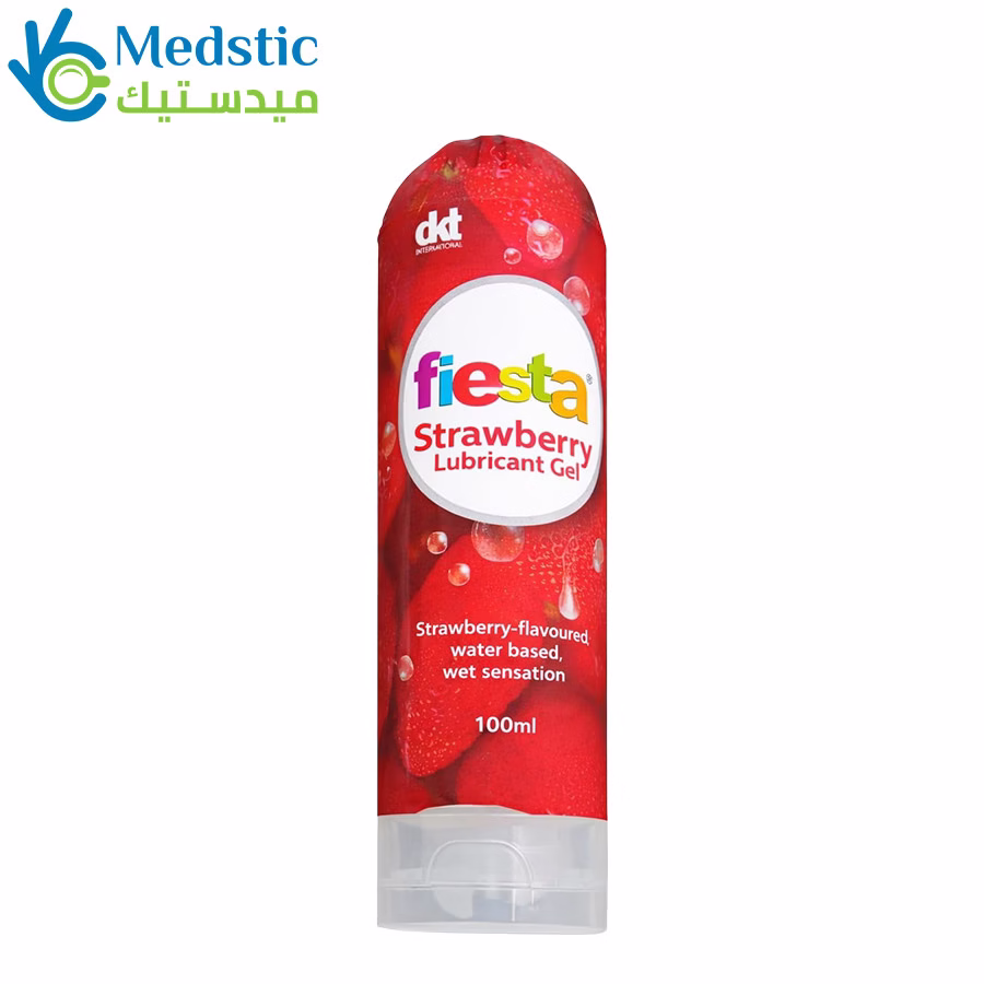 Fiesta Strawberry Lubricant Gel 100ml Fiesta Lubricant Gel