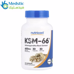 KSM-66, Ashwagandha Root Extract, 600 mg, 30 Capsules, Nutricost KSM-66, Ashwagandha Root Extract, 600 mg, 30 Capsules, Nutricost