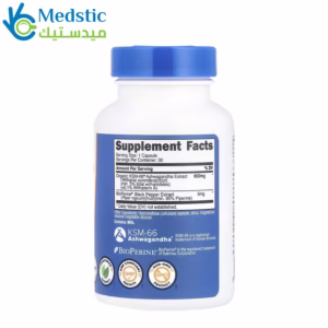 حبوب اشواغندا للتخلص من التوتر وتحسين الوظائف العقلية KSM-66, Ashwagandha Root Extract, 600 mg, 30 Capsules, Nutricost حبوب اشواغندا للتخلص من التوتر وتحسين الوظائف العقلية KSM-66, Ashwagandha Root Extract, 600 mg, 30 Capsules, Nutricost