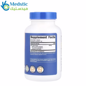 كبسولة حليب الشوك لدعم وظائف الجهاز الهضمي وتقوية المناعة – Milk Thistle, 1,000 mg, 120 Capsules, Nutricost كبسولة حليب الشوك لدعم وظائف الجهاز الهضمي وتقوية المناعة – Milk Thistle, 1,000 mg, 120 Capsules, Nutricost