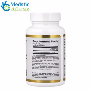 دواء NMN لتعزيز صحة الجسم | NMN, 175 mg, 60 Veggie Capsules, California Gold Nutrition دواء NMN لتعزيز صحة الجسم | NMN, 175 mg, 60 Veggie Capsules, California Gold Nutrition