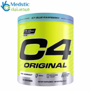 مكمل السي فور قبل التمرين لدعم الأداء البدني - c4 pre-workout 50 servings 470g, Icy Blue Raspberry مكمل السي فور قبل التمرين لدعم الأداء البدني - c4 pre-workout 50 servings 470g, Icy Blue Raspberry