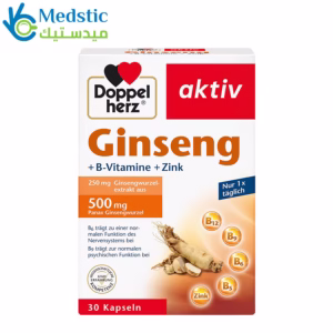 كبسولات جينسينج لتقليل الشعور بالتعب والإجهاد doppelherz aktiv ginseng b vitamine zink 30 capsules كبسولات جينسينج لتقليل الشعور بالتعب والإجهاد doppelherz aktiv ginseng b vitamine zink 30 capsules
