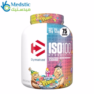 ايزو بروتين لبناء العضلات | Iso 100 hydrolyzed protein powder by dymatize birthday cake pebbles 2.3kg ايزو بروتين
