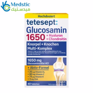 Tetesept glucosamine 1650 mg hyaluron chondroitin 40 tablets Tetesept glucosamine 1650 mg hyaluron chondroitin 40 tablets