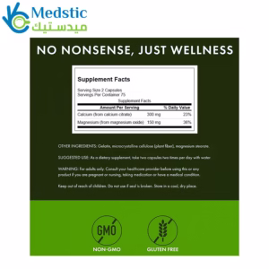 حبوب سترات الكالسيوم لدعم صحة العظام والأسنان - calcium citrate plus magnesium 150 vegan capsules, Swanson حبوب سترات الكالسيوم لدعم صحة العظام والأسنان - calcium citrate plus magnesium 150 vegan capsules, Swanson
