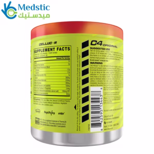 مكمل ال c4 لزيادة النشاط والتركيز C4 Original Pre-Workout Supplement, 30 Servings, 285g, with Beta-Alanine and Peptides, Fruit Punch مكمل ال c4 لزيادة النشاط والتركيز C4 Original Pre-Workout Supplement, 30 Servings, 285g, with Beta-Alanine and Peptides, Fruit Punch