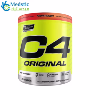مكمل ال c4 لزيادة النشاط والتركيز C4 Original Pre-Workout Supplement, 30 Servings, 285g, with Beta-Alanine and Peptides, Fruit Punch مكمل ال c4 لزيادة النشاط والتركيز C4 Original Pre-Workout Supplement, 30 Servings, 285g, with Beta-Alanine and Peptides, Fruit Punch
