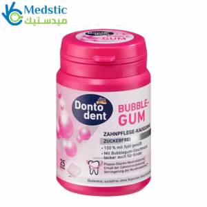 Dontodent Bubble Gum Teeth Whitening sugar free, 50 pieces Dontodent Bubble Gum Teeth Whitening sugar free, 50 pieces