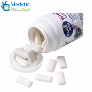 dontodent لبان لتفتيح الأسنان Dontodent White Cassis Dental care sugar free, 50 pieces dontodent لبان لتفتيح الأسنان Dontodent White Cassis Dental care sugar free, 50 pieces